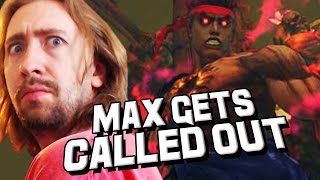 MAX GETS CALLED OUT Ultra Street Fighter 4 Pt 3AsuraCVS2 Mod [upl. by Ardnovahs]