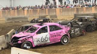 Topsfield Fair  Demolition Derby Championship Event [upl. by Anirda944]