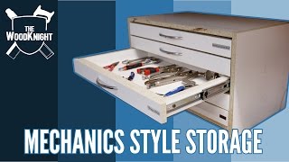 Mechanics Style Tool Chest Mitre Saw Station Part 7 [upl. by Cutter]