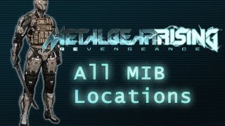 Metal Gear Rising  All MIB Men In Boxes Locations [upl. by Waldner]