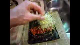 Probiotic Burrito Raw Food Recipe [upl. by Marlane]