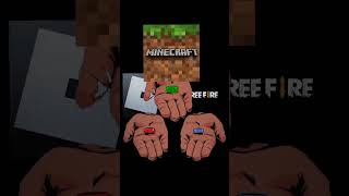 Red pill blue pill and green pill  minecraft roblox freefire viral gaming redpill [upl. by Mela]