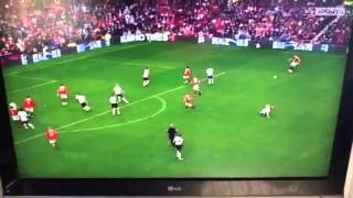 Dimitar Berbatov overheadkick vs Liverpool [upl. by Aleacin]