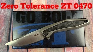 Zero Tolerance ZT 0470 Knife Sinkevich design The goodbadand ugly [upl. by Leighton]