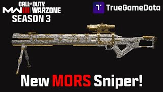 WARZONE The New MORS Sniper is Insane Detailed Stats and Best Builds  MW3 MWIII WZ3 [upl. by Uwton]