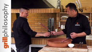 Soutzoukakia smyrneika recipe  Ιndirect wood fired oven  Grill philosophy [upl. by Glogau]