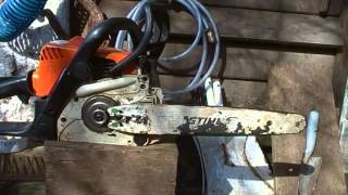 Stihl MS 170 Kette wechseln [upl. by Alessandro]