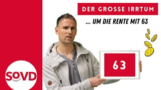 Der große Irrtum um die Rente mit 63 [upl. by Alby800]