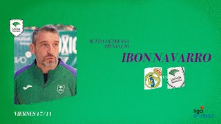 Rueda de Prensa Ibon Navarro Previa Real Madrid vs Unicaja [upl. by Fishbein]