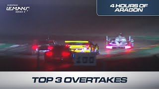 3 best overtakes  4 Hours of Aragón 2023  ELMS [upl. by Shirlie107]