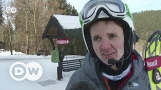 Visually impaired skier defies odds  DW English [upl. by Sheba]