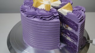 Ube Keso Cake  Ube Queso Cake [upl. by Nillek]