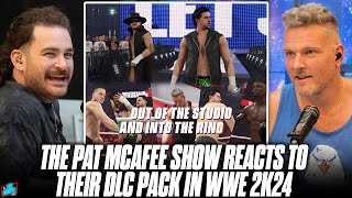 The Pat McAfee Show Reacts To Their WWE2K24 DLC Pack amp the Criticism Around It [upl. by Redford]