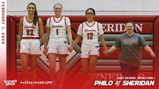 Sheridan Extends 21Game Winning Streak on Senior Night 🏀 [upl. by Coucher]