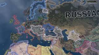 The strongest Germany Democratic Germany  Hoi4 Timelapse [upl. by Curnin326]