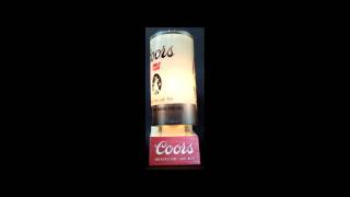 Coors Beer Illuminated Heat Activated Motion Sign [upl. by Oliver968]