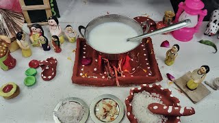 miniature cooking set kheer making joy jbl dj masti doll house [upl. by Ennairoc]