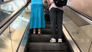 Montgomery West Terminal Escalators  Denver International Airport  Denver CO [upl. by Leirum]