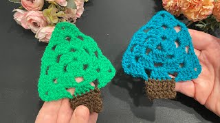 🎄 Crochet Christmas Tree Ornaments Tutorial 🎄Crochet Patterns for Christmas [upl. by Aitnuahs]