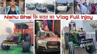 Nishu Deshwal के Shadi Full Vlog  Full Enjoy 🔥🚜 [upl. by Aisatal]