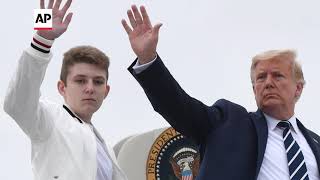 Barron Trump 18 to make political debut as Florida delegate to the Republican convention [upl. by Rezzani]