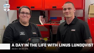 A day in the life with INDYCAR driver Linus Lundqvist [upl. by Atsuj]