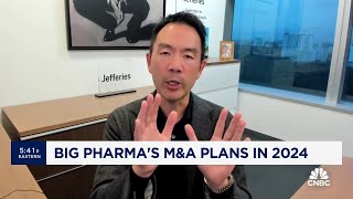 Pharma could see a wave of MampA activity in 2024 says Jefferies Michael Yee [upl. by Nauhs]