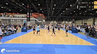 Winter Volleyball McCormick Place WINDY CITY VS HYBRID ADV [upl. by Adnaluy]