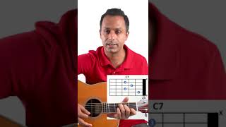 How to switch C Major to C7 Chord Easily [upl. by Eemyaj]