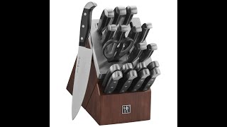 Henckels selfsharpening knife block set unboxing [upl. by Alleram]