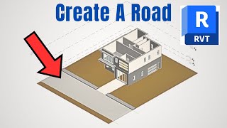 Revit Architecture Tutorial How To Model A Road [upl. by Ilat]