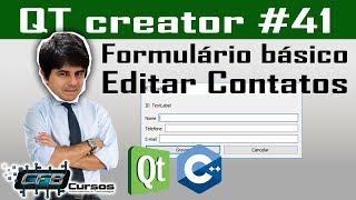 Passando valores para outro formulário através do construtor  Curso de QT Creator C 41 [upl. by Llekim379]