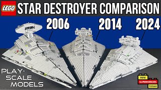 Every LEGO Star Destroyer COMPARISON Star Wars 6211 75055 75394 [upl. by Anner]