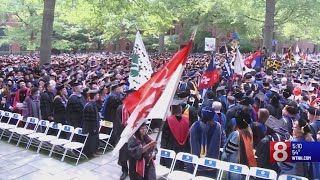 Heavy traffic possible protests expected for Yales commencement ceremony in New Haven [upl. by Doralynne947]