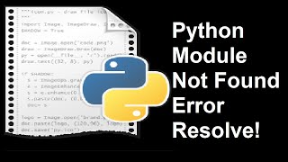 Python ModuleNotFoundError Resolve  How to Install Python Package  Python Basics [upl. by Kirred]