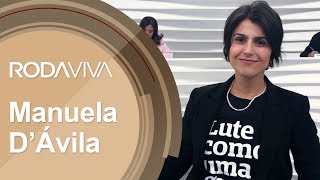 Roda Viva  Manuela DÁvila  25062018 [upl. by Acinehs]