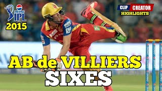 AB de Villiers 360 🔥 AB de Villiers all sixes in IPL abdevilliers ipl [upl. by Menard]