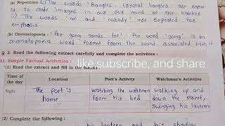 8 STD English workbook CHP 21 Vocation question answer [upl. by Thea605]