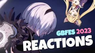 Granblue Fes 2023 Reactions [upl. by Aicilana]