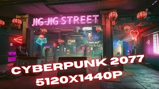 Cyberpunk 2077 5120x1440p Ultrawide FSR 21 6900xt Ultra Settings Performance Test [upl. by Acirret50]