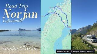 Roadtrippi Norjan Lofooteille autolla 2716km [upl. by Codding]