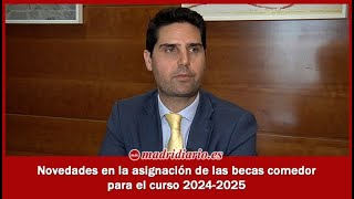 Novedades en la asignación de las becas comedor para el curso 20242025 [upl. by Vijar]