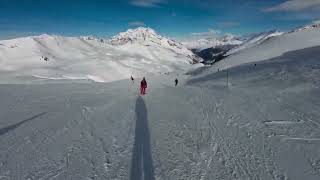 20240202 Tignes  off piste skiing [upl. by Hctud176]