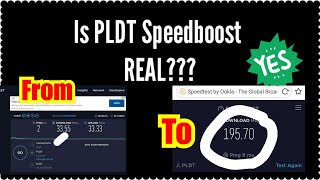 IS PLDT SPEEDBOOST REAL FROM 30 TO 200mbps PLDT Speedtest [upl. by Oly290]