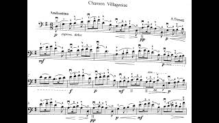 Trowell Chanson Villageoise CelloPiano Accomp [upl. by Rempe]