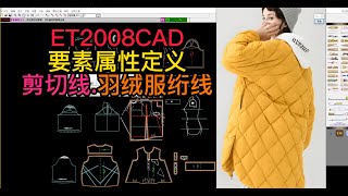 非片线 不对称线ET2008CAD要素属性定义 [upl. by Madlen783]