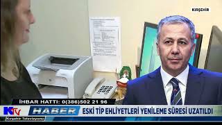 ESKİ TİP EHLİYETLERİ YENİLEME SÜRESİ UZATILDI [upl. by Silverman662]