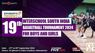 Joby Mathew  19th Ephrems Trophy Interschool South India Basketball Tournament [upl. by Gleason]