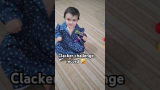 Clacker challenge record clackers smarthussain cutebabies subscribe [upl. by Neerroc]