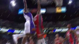 Amare Stoudemire with the powerful jam over Sean Williams [upl. by Godred]